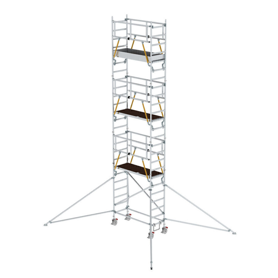 Günzburger Steigtechnik Rollgerüst SG 0,75 x 1,80 m mit Ausleger Plattformhöhe 6,43 m