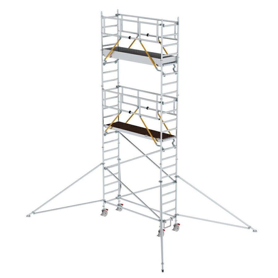Günzburger Steigtechnik Rollgerüst SG 0,75 x 2,45 m mit Ausleger Plattformhöhe 5,59 m