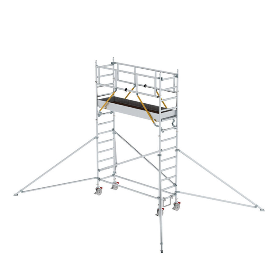 Günzburger Steigtechnik Rollgerüst SG 0,75 x 2,45 m mit Ausleger Plattformhöhe 3,07 m