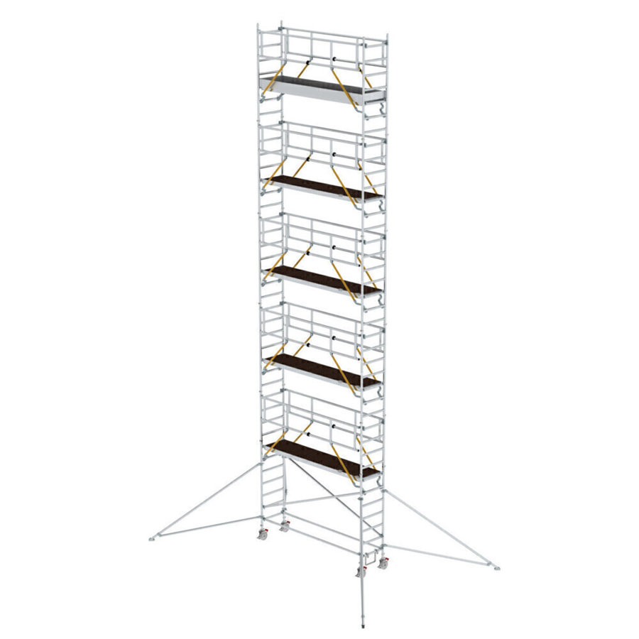 Günzburger Steigtechnik Rollgerüst SG 0,75 x 3,0 m mit Ausleger Plattformhöhe 10,35 m