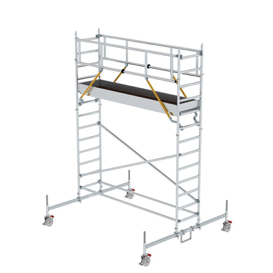 Günzburger Steigtechnik Rollgerüst SG 0,75 x 3,0 m mit Fahrbalken Plattformhöhe 3,26 m