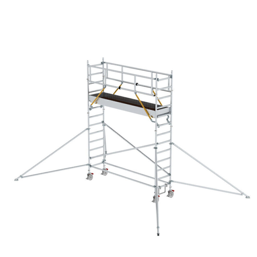 Günzburger Steigtechnik Rollgerüst SG 0,75 x 3,0 m mit Ausleger Plattformhöhe 3,07 m