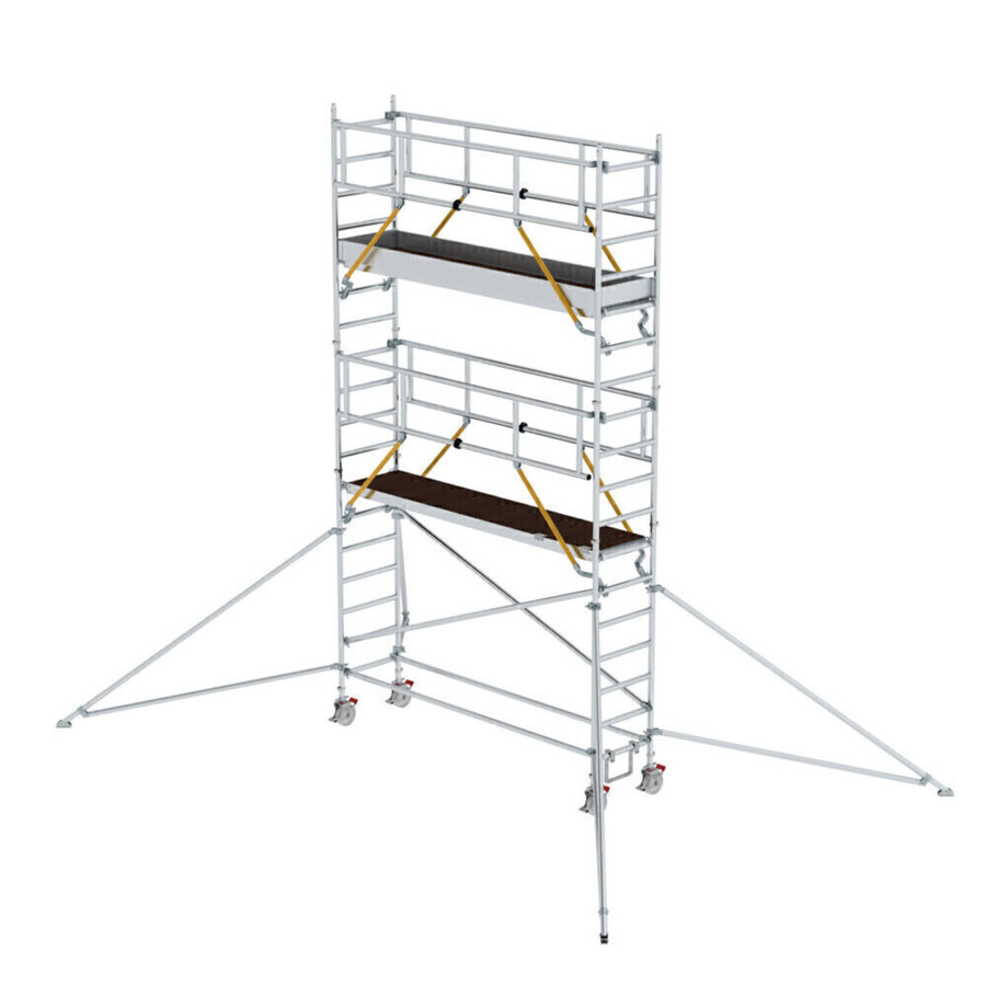 Günzburger Steigtechnik Rollgerüst SG 0,75 x 3,0 m mit Ausleger Plattformhöhe 4,47 m