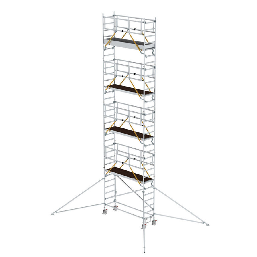 Günzburger Steigtechnik Rollgerüst SG 0,75 x 2,45 m mit Ausleger Plattformhöhe 8,39 m