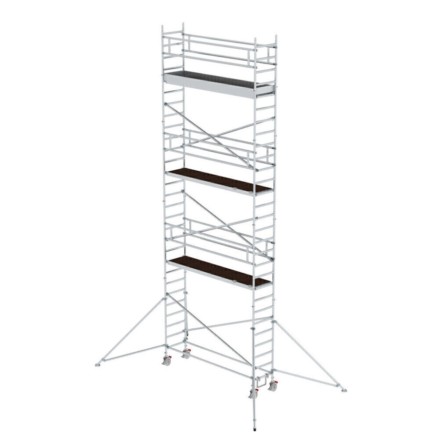 Günzburger Steigtechnik Rollgerüst 0,75 x 3,0 m mit Ausleger Plattformhöhe 7,55 m