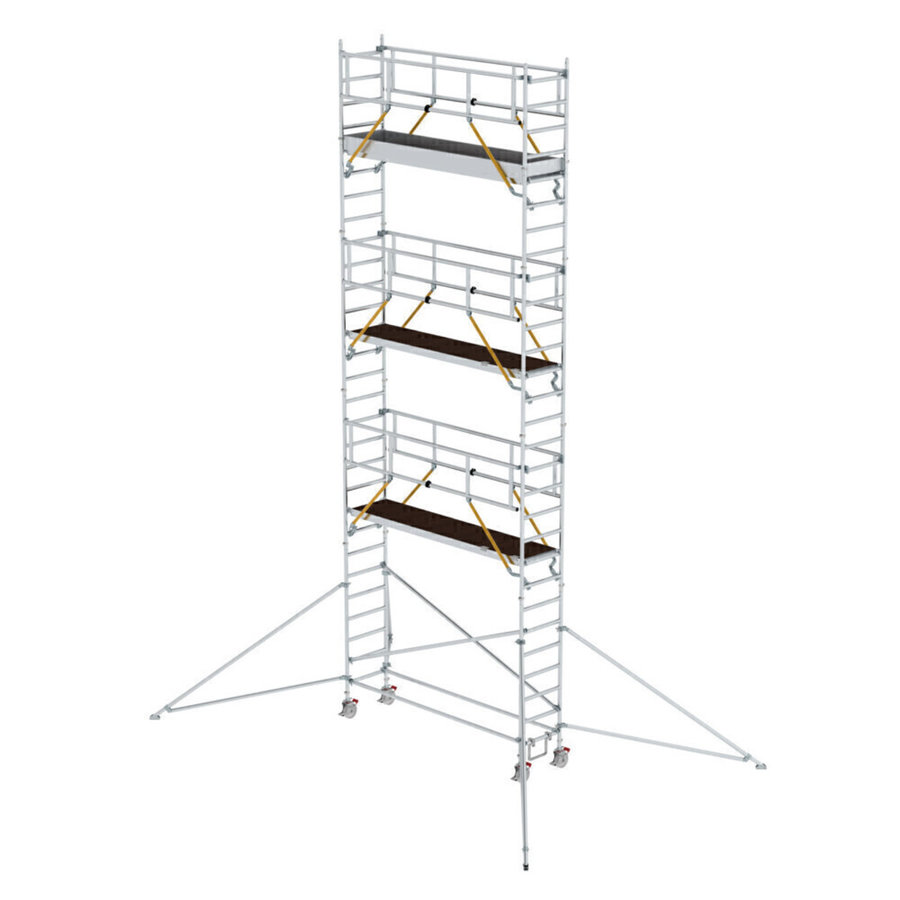 Günzburger Steigtechnik Rollgerüst SG 0,75 x 3,0 m mit Ausleger Plattformhöhe 7,55 m