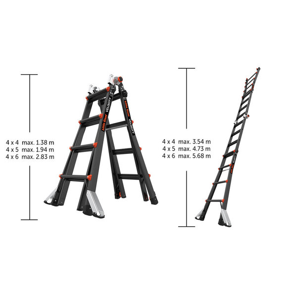 Altrex Vielzweckleitern - Velocity Black Pro  4x5