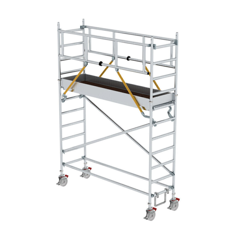 Günzburger Steigtechnik Rollgerüst SG 0,75 x 2,45 m Plattformhöhe 2,51 m