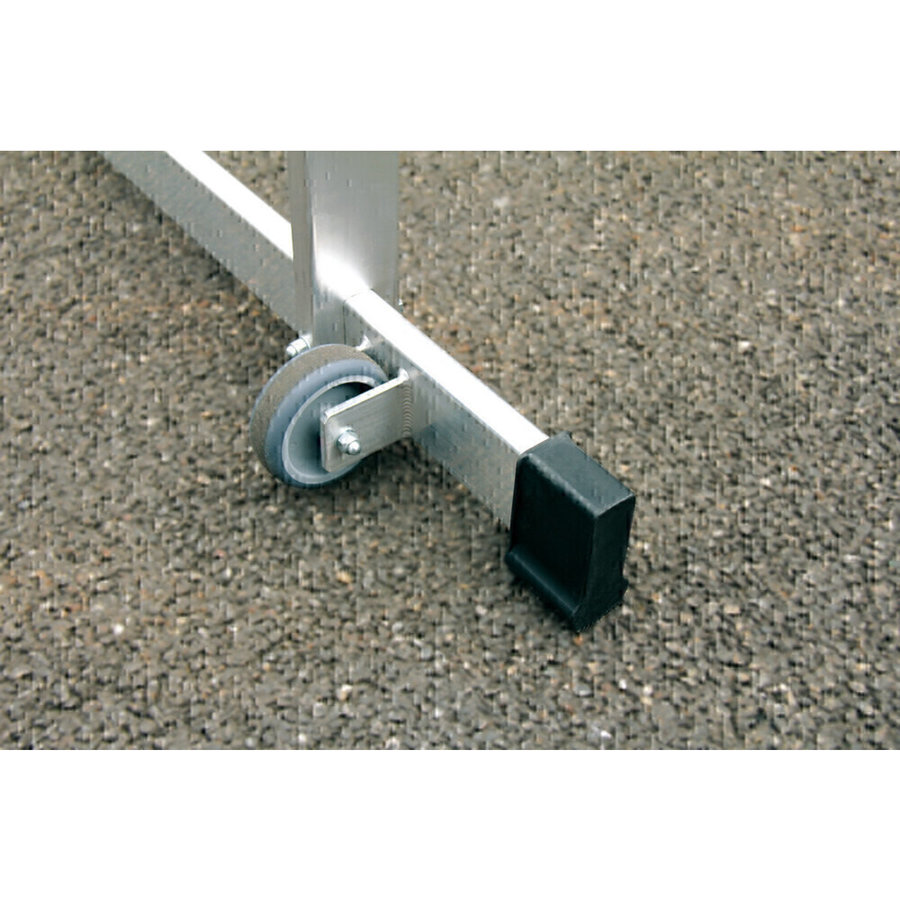 Günzburger Steigtechnik Plattformleiter mit Rollen 4 Stufen