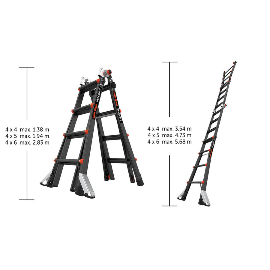 Altrex Vielzweckleitern - Velocity Black Pro  4x6