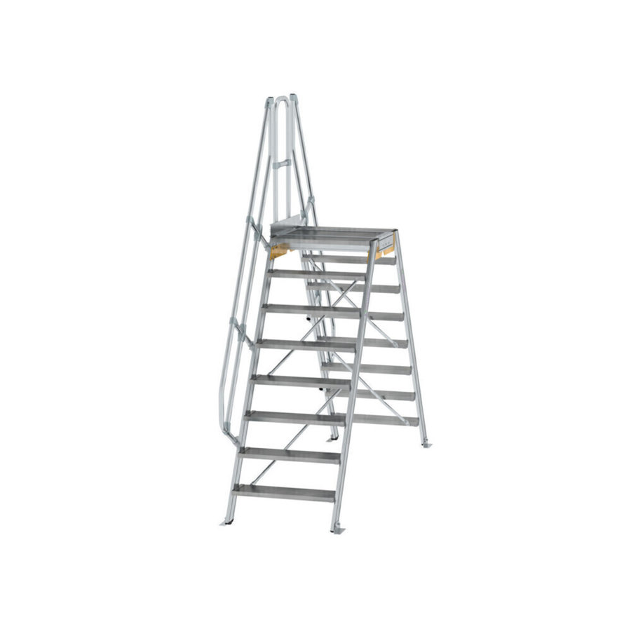 Günzburger Steigtechnik Überstieg 60° Stufenbreite 800 mm 8 Stufen