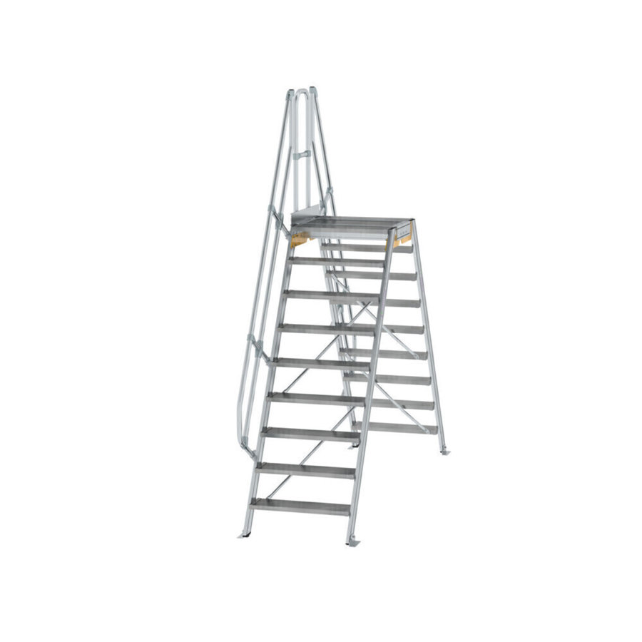 Günzburger Steigtechnik Überstieg 60° Stufenbreite 800 mm 9 Stufen