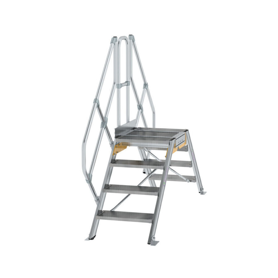 Günzburger Steigtechnik Überstieg 45° Stufenbreite 600 mm 4 Stufen