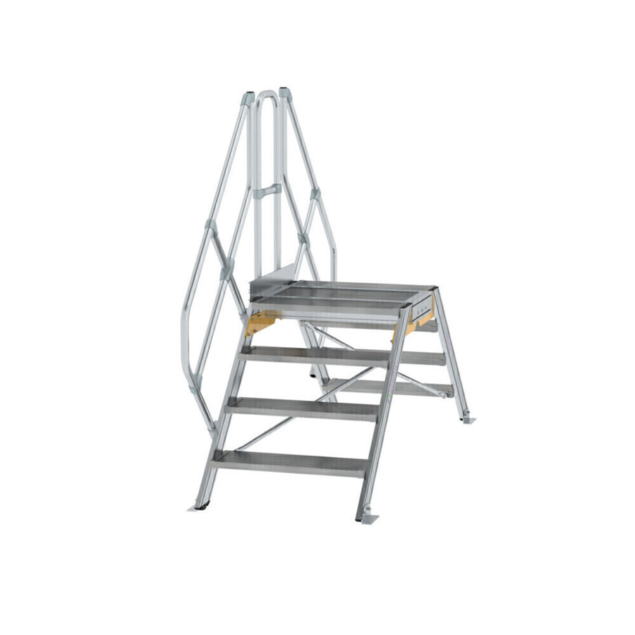 Günzburger Steigtechnik Überstieg 45° Stufenbreite 800 mm 4 Stufen