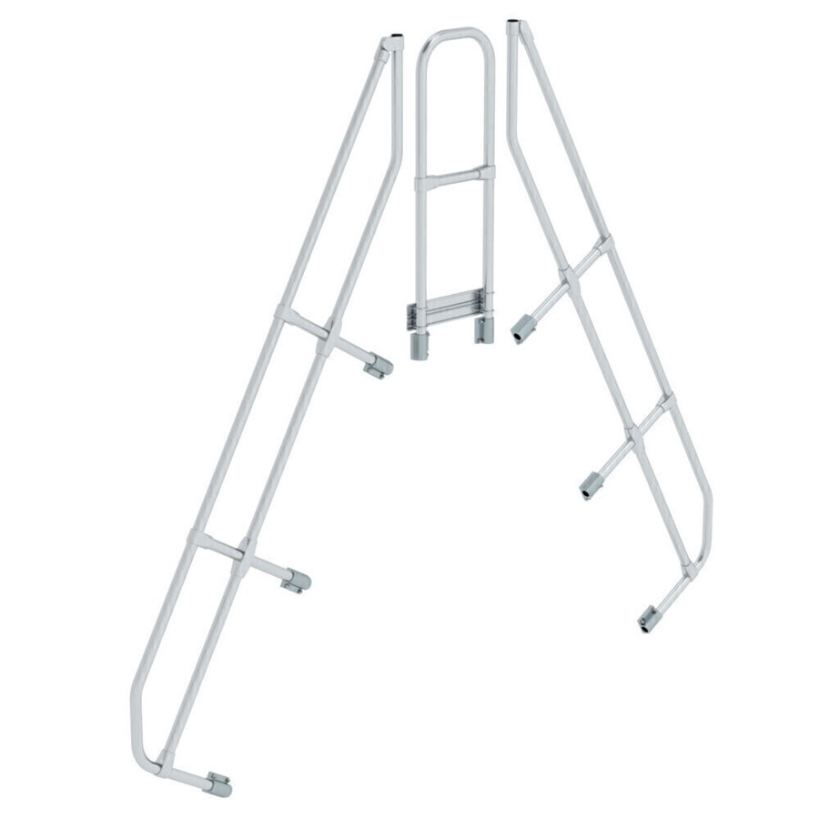 Günzburger Steigtechnik Zweiter Handlauf für Überstieg 60° 8 Stufen