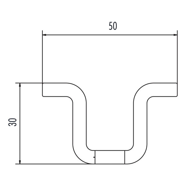 Hailo Professional Steigschutzschiene H50, L=1680, STFVZ
