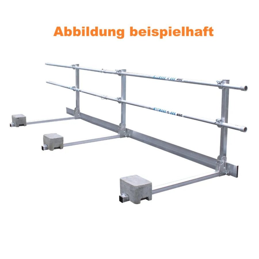 ASC Group Flachdach - Absturzsicherung - DKO klappbar  Komplettset 54m