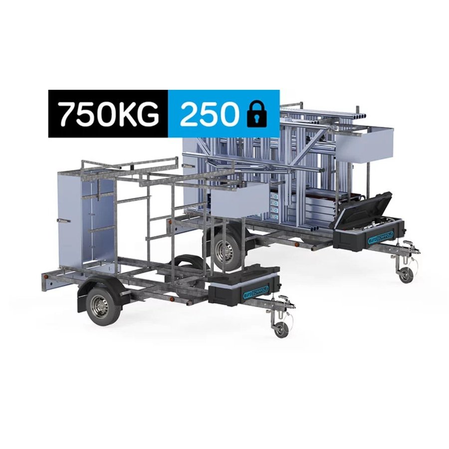 ASC Group Gerüstanhänger 250 Modell abschließbar 750kg