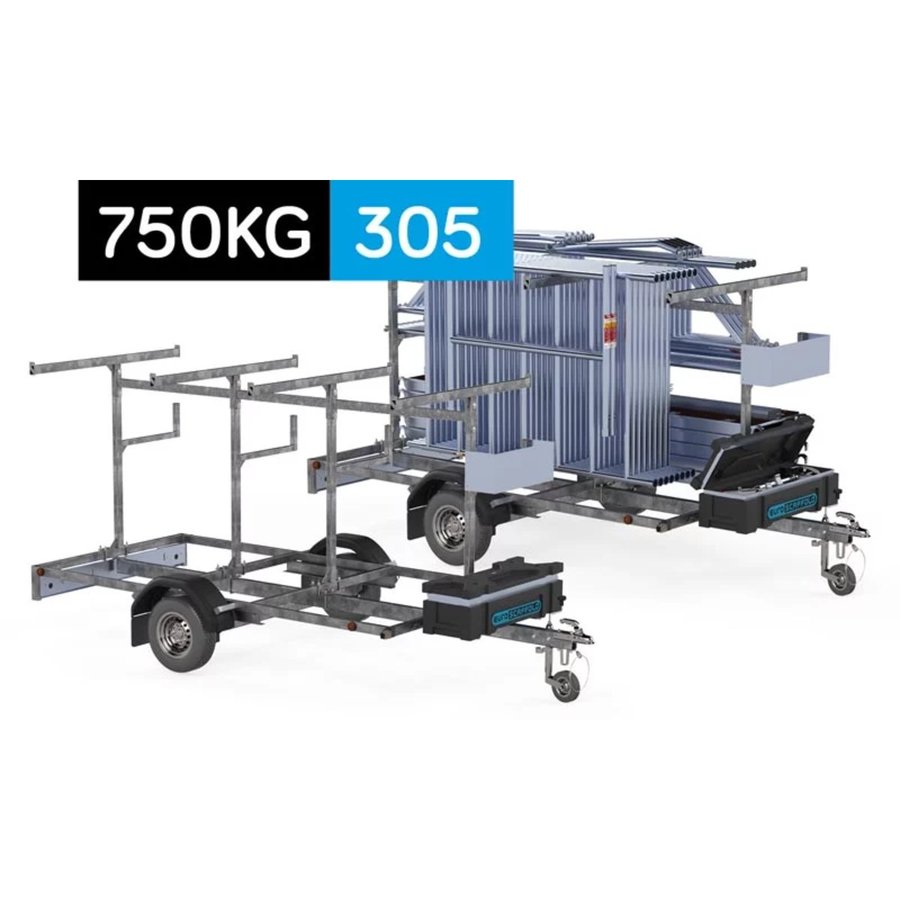 ASC Group Gerüstanhänger 305 Modell Standard 750 KG