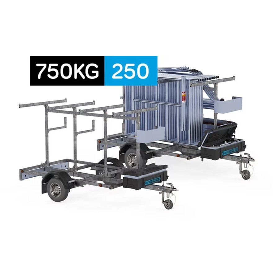 ASC Group Gerüstanhänger 250 Modell Standard 750 KG