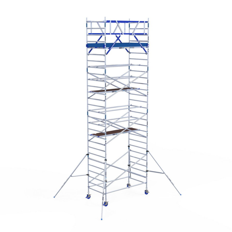 ASC Group IND Fahrgerüst breit, 1,35x2,50 m Holzplattformen, Arbeitshöhe 9,20 m