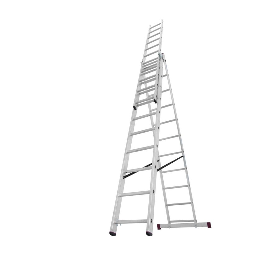 Krause CORDA Alu-VielzweckLeiter Artikel-Nr. 030429 3x11 Sprossen