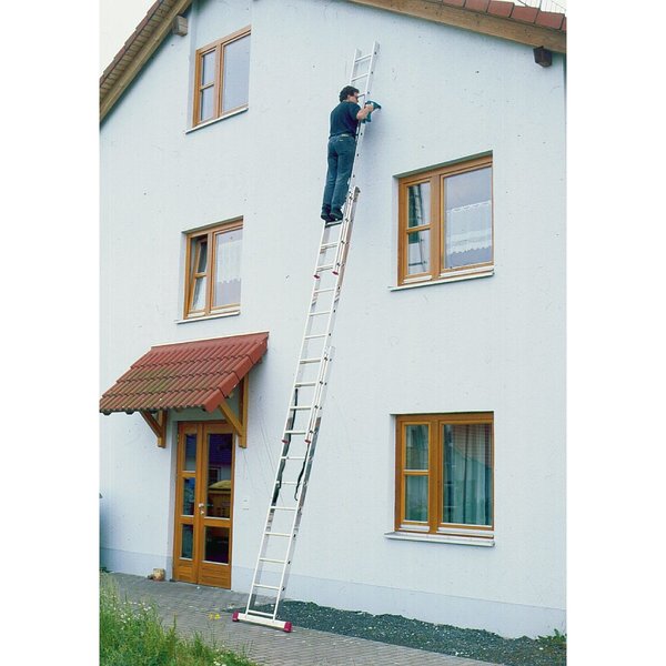 Krause CORDA Alu-VielzweckLeiter Artikel-Nr. 030429 3x11 Sprossen