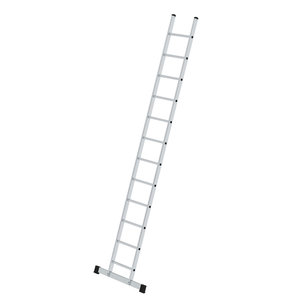 Günzburger Steigtechnik Sprossen-Anlegeleiter mit Standard-Traverse