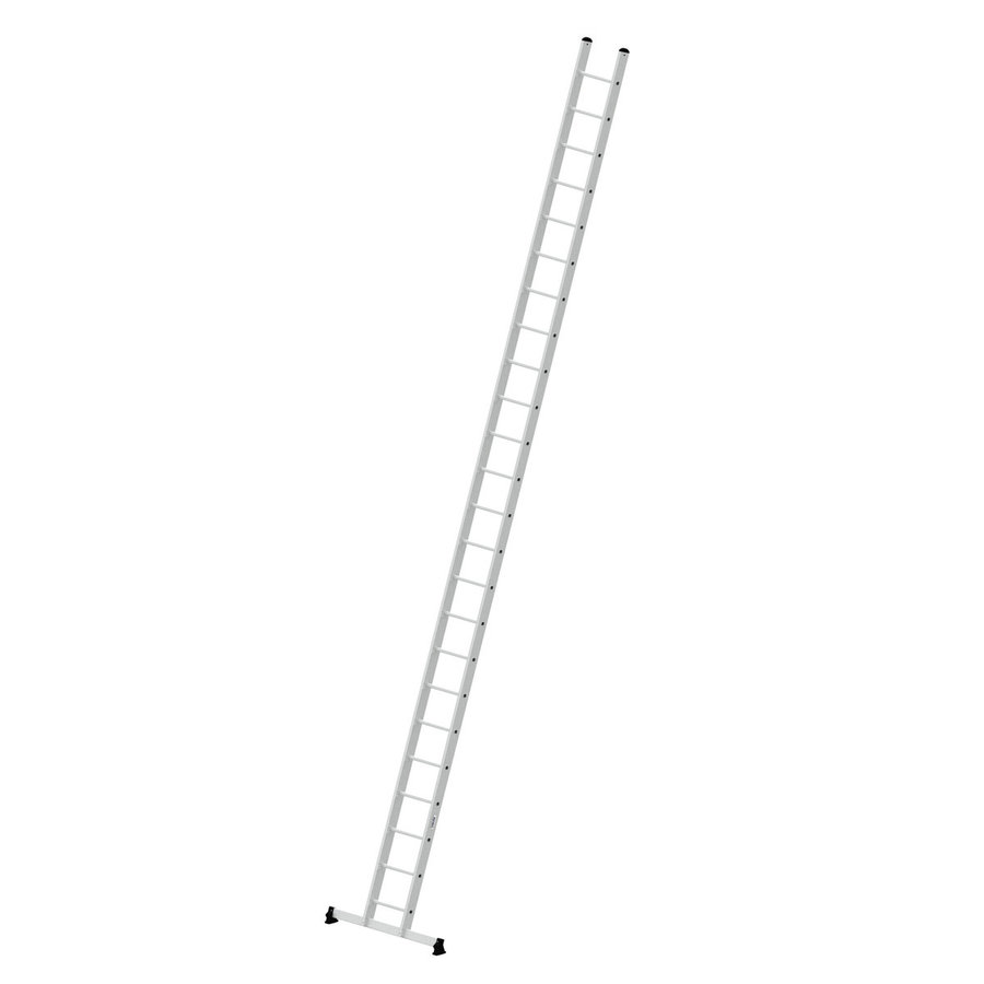 Günzburger Steigtechnik Sprossen-Anlegeleiter mit nivello®-Traverse 24 Sprossen