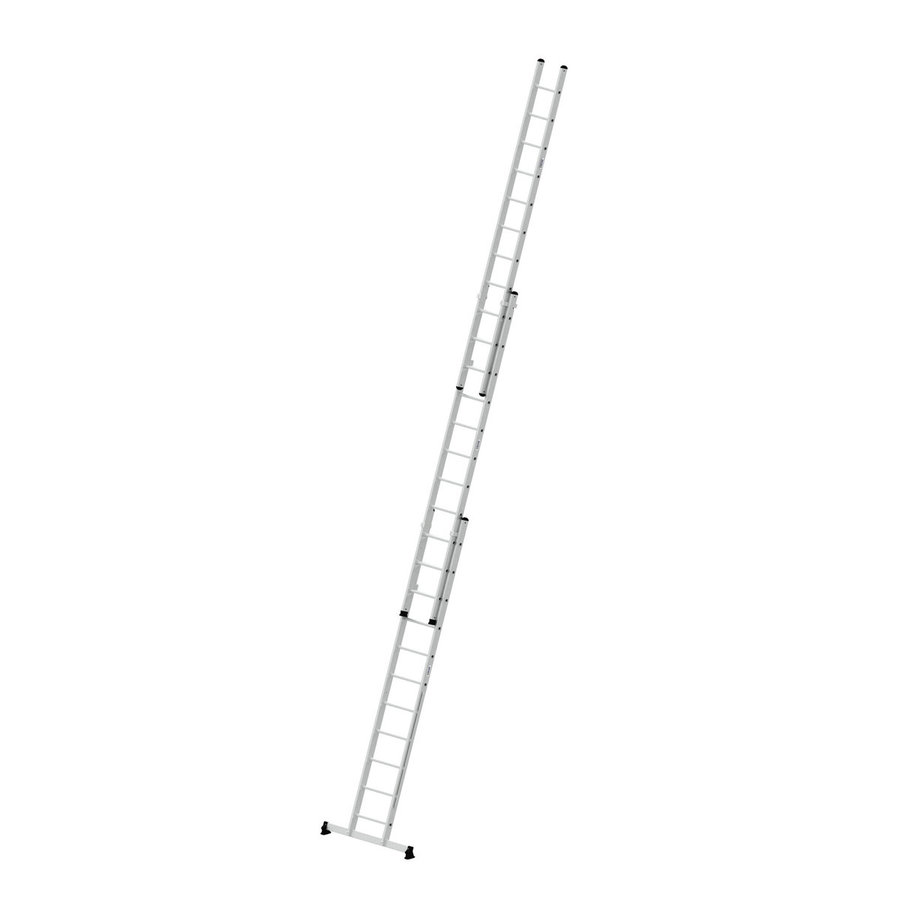 Günzburger Steigtechnik Mehrzweckleiter 3-teilig mit nivello®-Traverse 3x11 Sprossen
