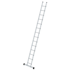 Günzburger Steigtechnik Sprossen-Anlegeleiter 350 mm breit mit Standard-Traverse
