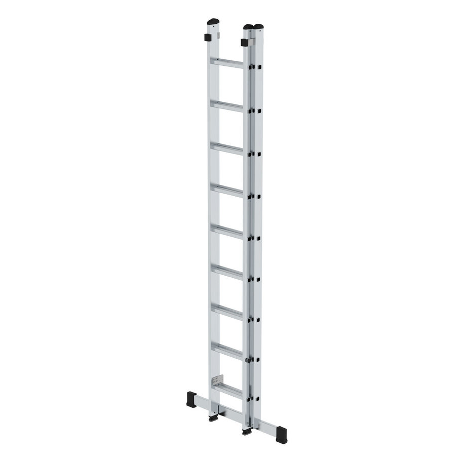 Günzburger Steigtechnik Sprossen-Schiebeleiter mit Standard-Traverse 2x9 Sprossen