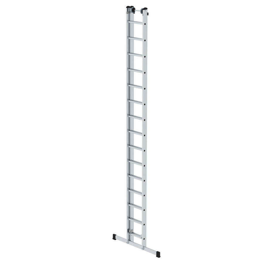 Günzburger Steigtechnik Sprossen-Schiebeleiter mit Standard-Traverse 2x15 Sprossen