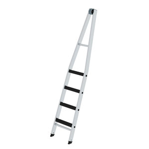 Günzburger Steigtechnik Stufen-Glasreinigerleiter Oberteil mit clip-step R13