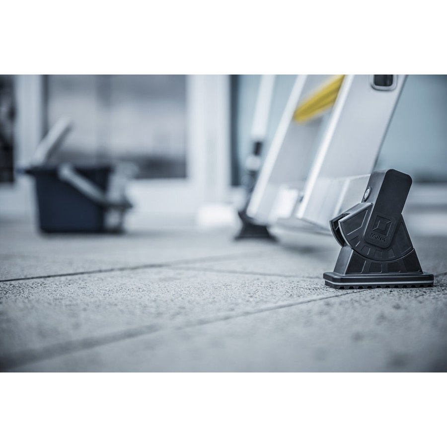 Günzburger Steigtechnik Stufen-Glasreinigerleiter Mittelteil mit clip-step R13 5 Stufen