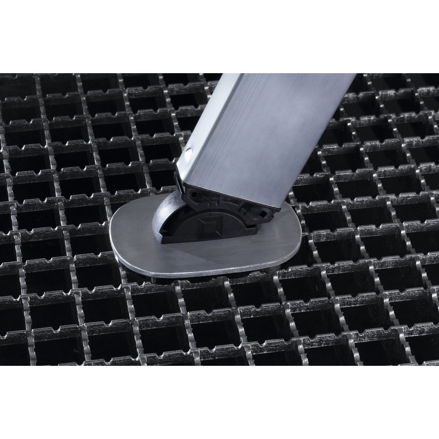 Günzburger Steigtechnik nivello®-Fußplatte für Gitterroste 126x89 mm