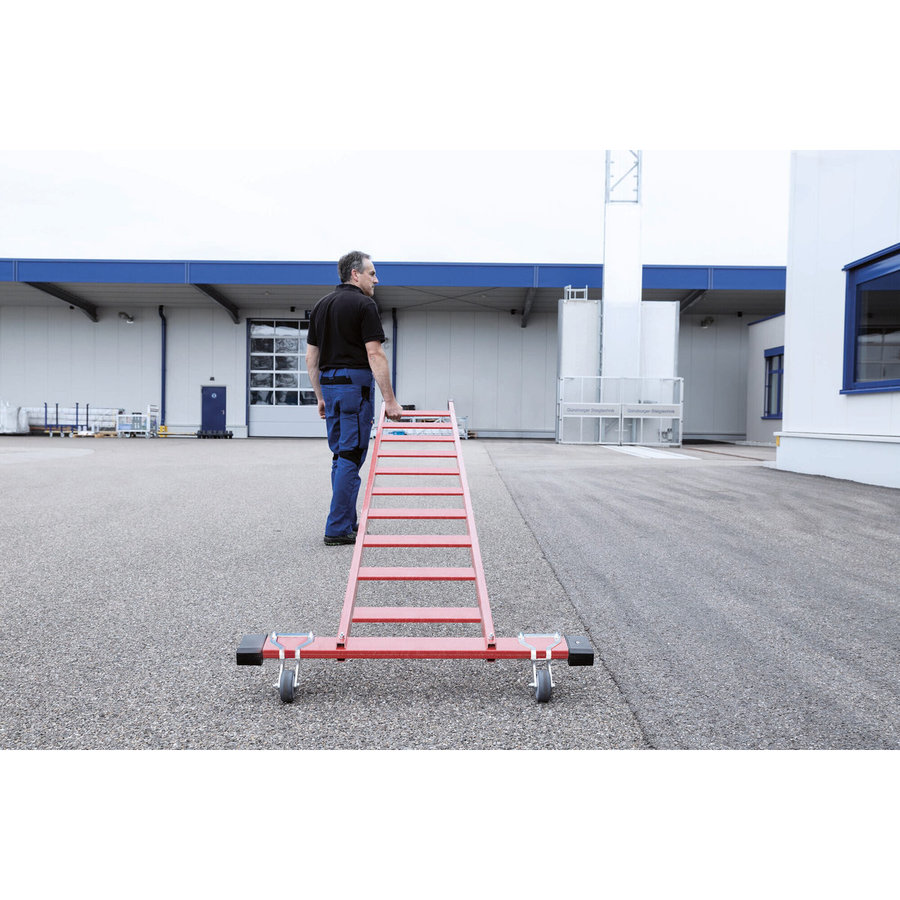 Günzburger Steigtechnik Nachrüstsatz 'roll-bar' passend für Nachrüst-Traverse aus Aluminium oder GFK