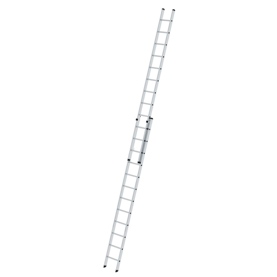 Günzburger Steigtechnik Sprossen-Schiebeleiter 2-teilig ohne Traverse 2x12 Sprossen