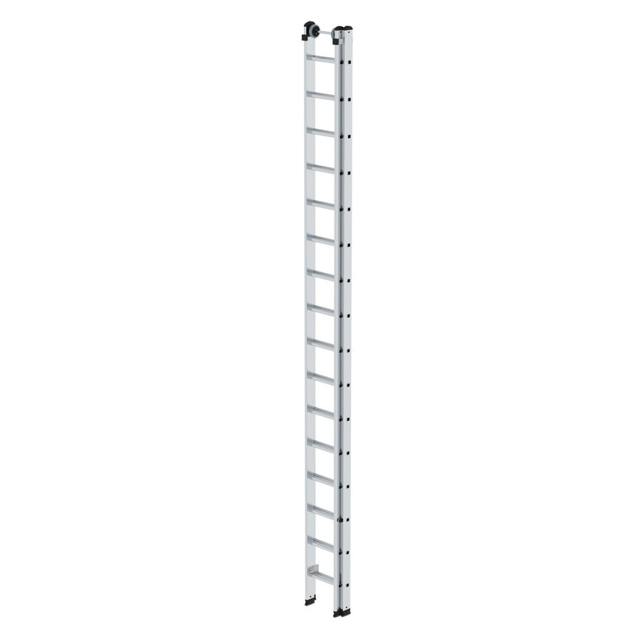 Günzburger Steigtechnik Sprossen-Schiebeleiter 2-teilig ohne Traverse 2x16 Sprossen
