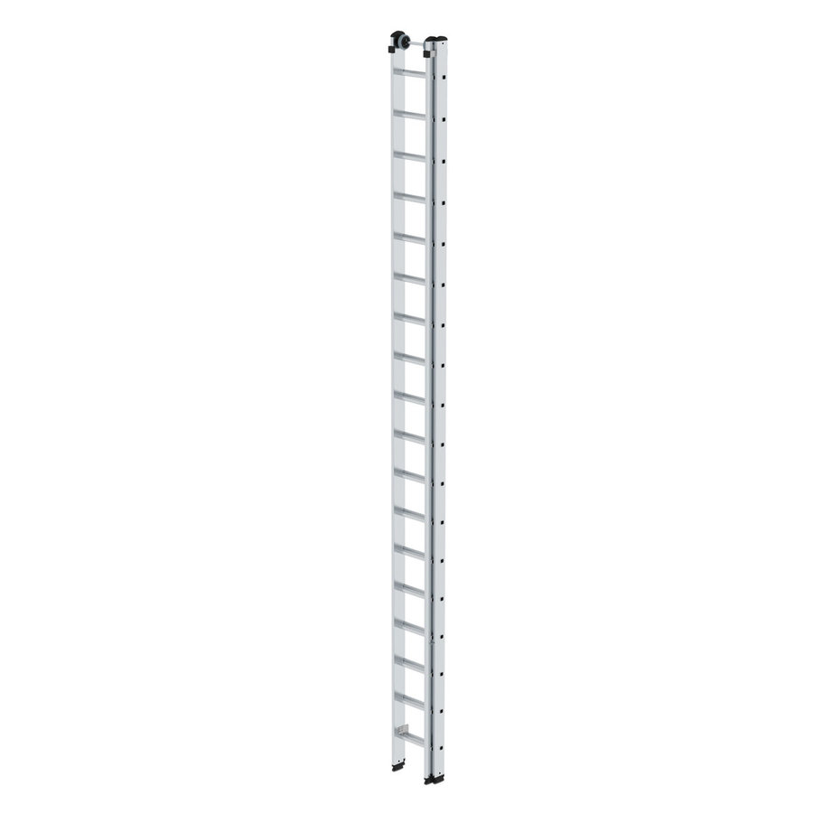 Günzburger Steigtechnik Sprossen-Schiebeleiter 2-teilig ohne Traverse 2x18 Sprossen