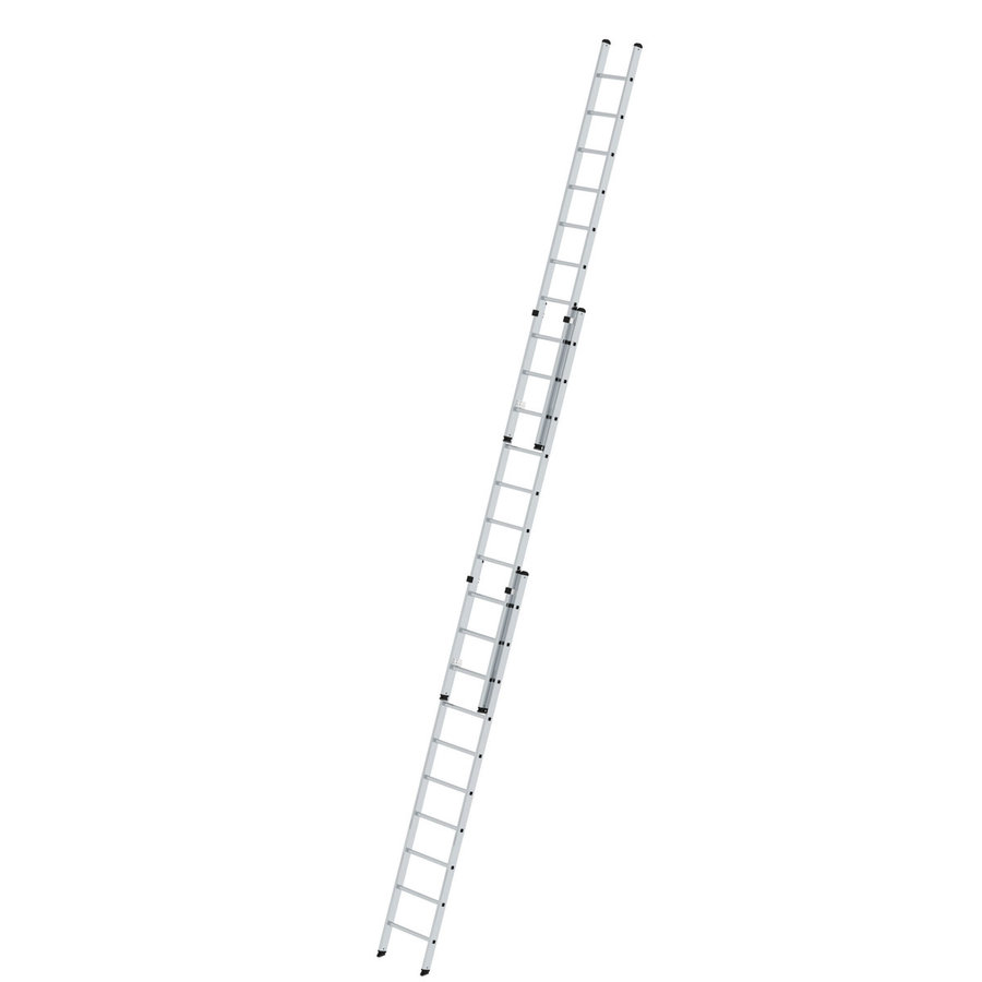 Günzburger Steigtechnik Sprossen-Schiebeleiter 3-teilig ohne Traverse 3x10 Sprossen