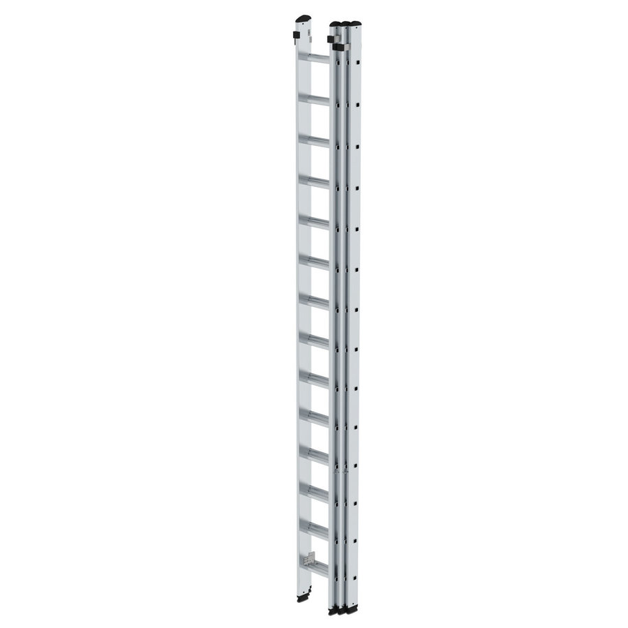 Günzburger Steigtechnik Sprossen-Schiebeleiter 3-teilig ohne Traverse 3x14 Sprossen