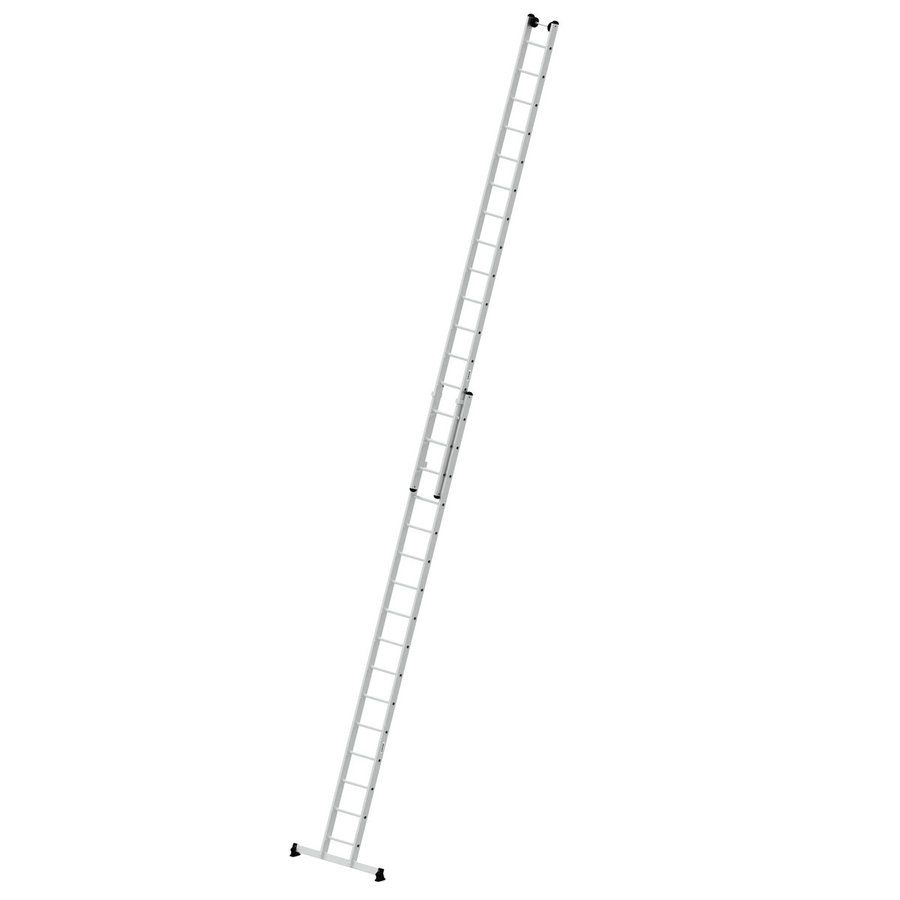 Günzburger Steigtechnik Sprossen-Schiebeleiter 2-teilig mit nivello®-Traverse 2x16 Sprossen