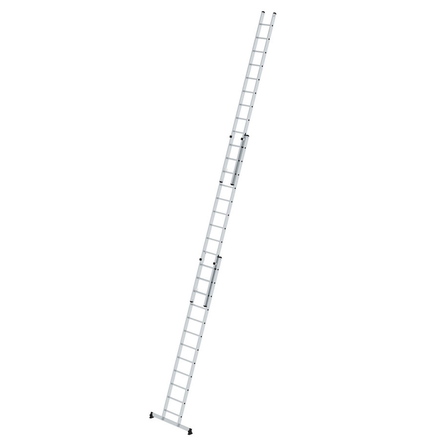 Günzburger Steigtechnik Sprossen-Schiebeleiter 3-teilig mit nivello®-Traverse 3x12 Sprossen