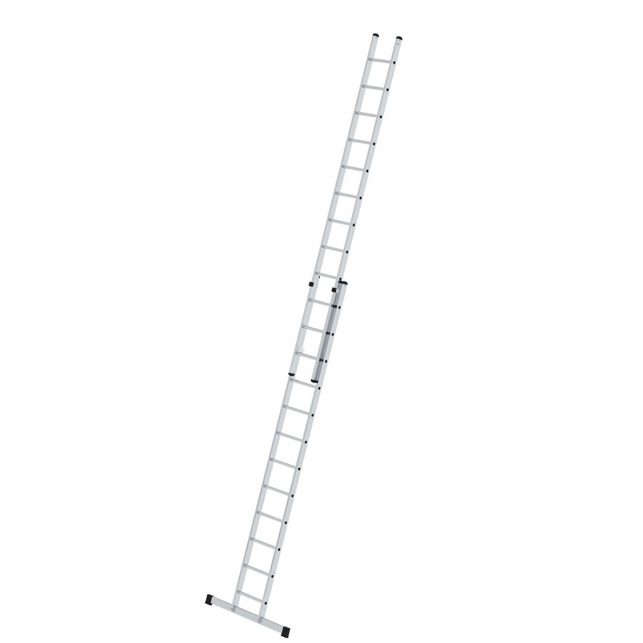 Günzburger Steigtechnik Sprossen-Schiebeleiter 2-teilig mit Standard-Traverse 2x12 Sprossen
