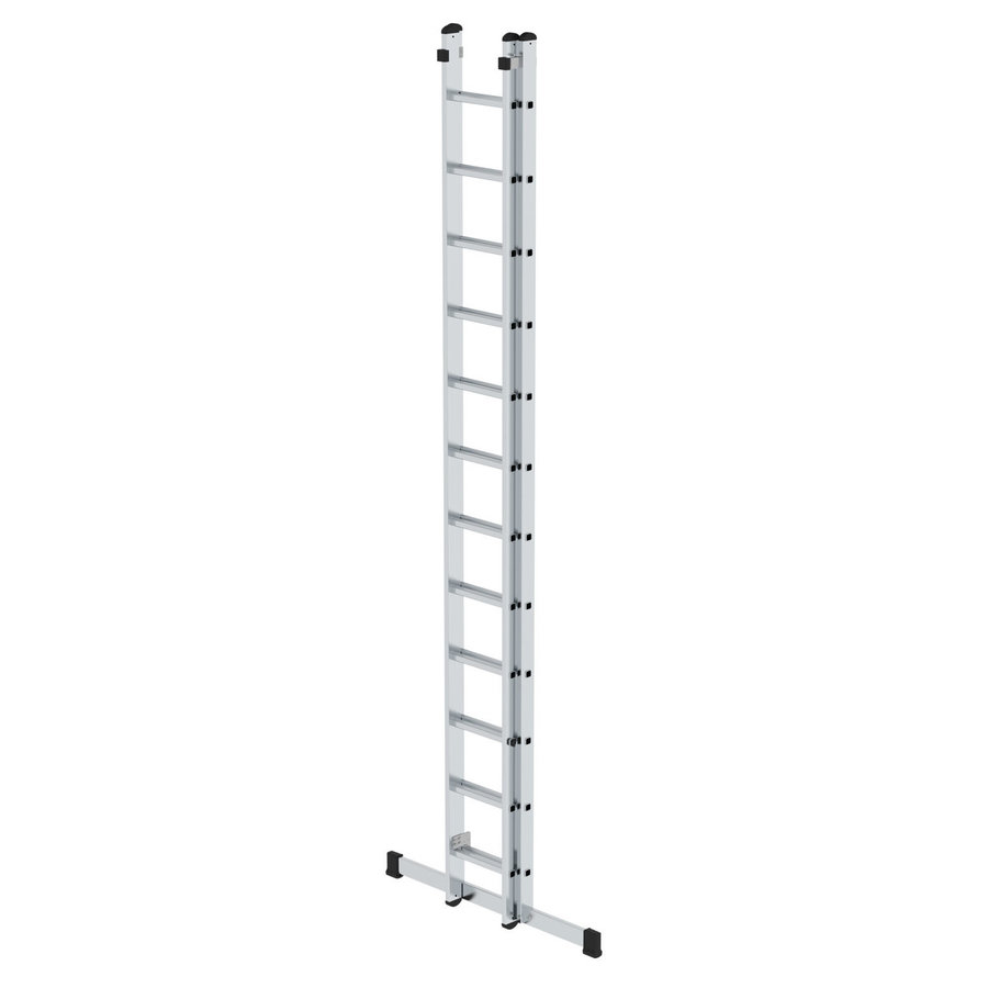 Günzburger Steigtechnik Sprossen-Schiebeleiter 2-teilig mit Standard-Traverse 2x12 Sprossen
