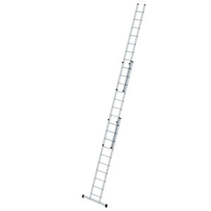 Günzburger Steigtechnik Sprossen-Schiebeleiter 3-teilig mit Standard-Traverse