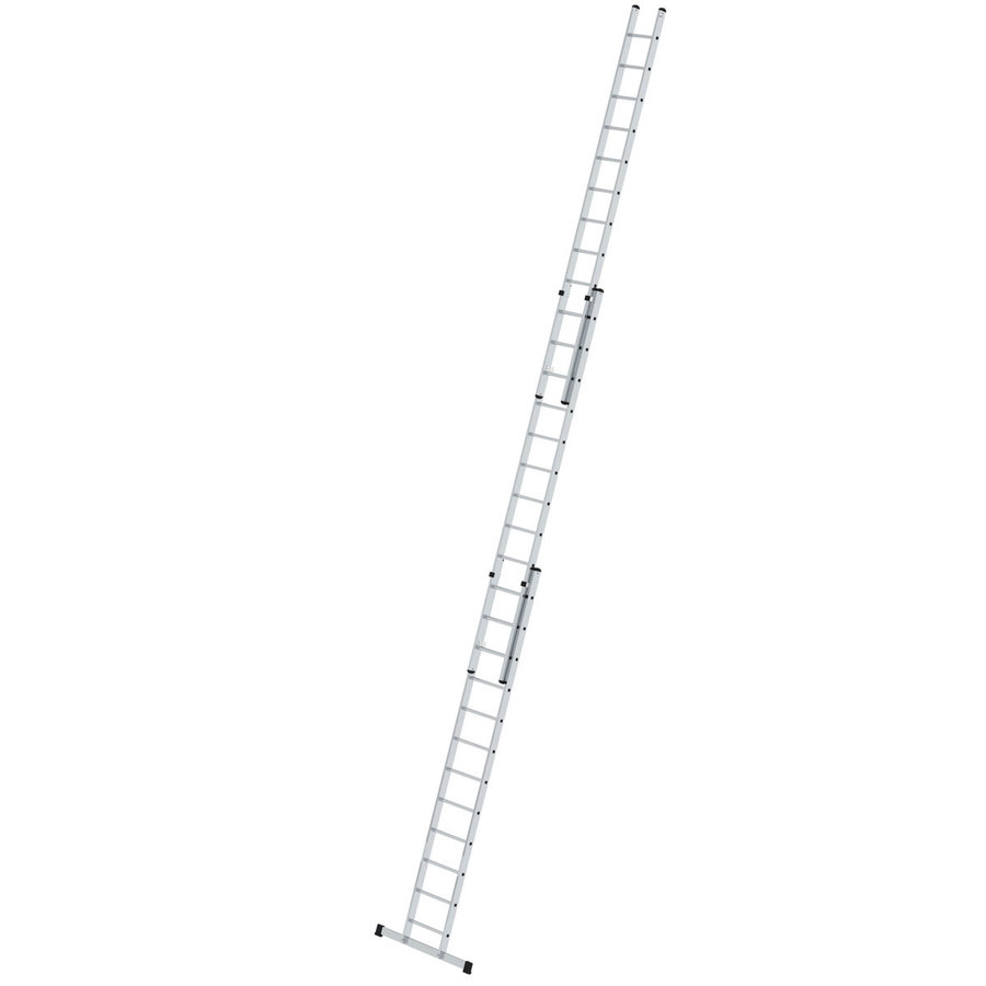 Günzburger Steigtechnik Sprossen-Schiebeleiter 3-teilig mit Standard-Traverse 3x12 Sprossen