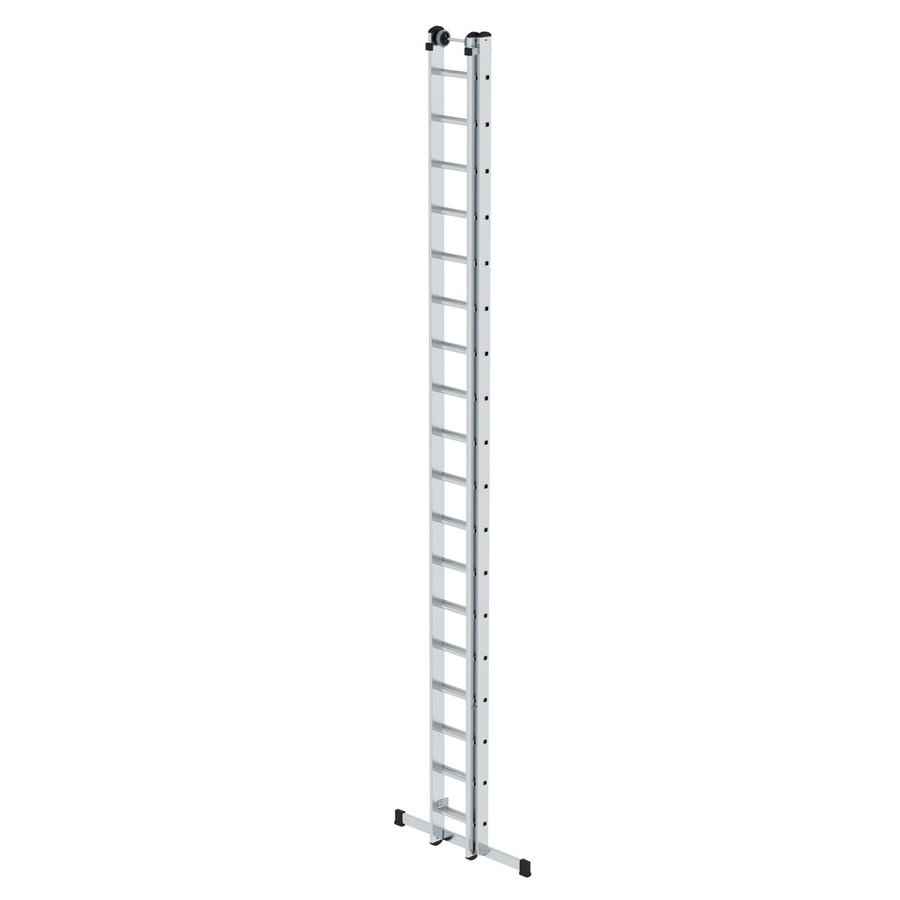 Günzburger Steigtechnik Sprossen-Schiebeleiter 2-teilig mit Standard-Traverse 2x18 Sprossen