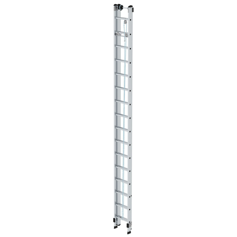 Günzburger Steigtechnik Sprossen-Seilzugleiter 2-teilig ohne Traverse 2x16 Sprossen